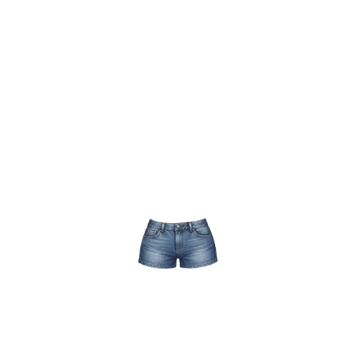 라이트 블루 데님 숏팬츠
